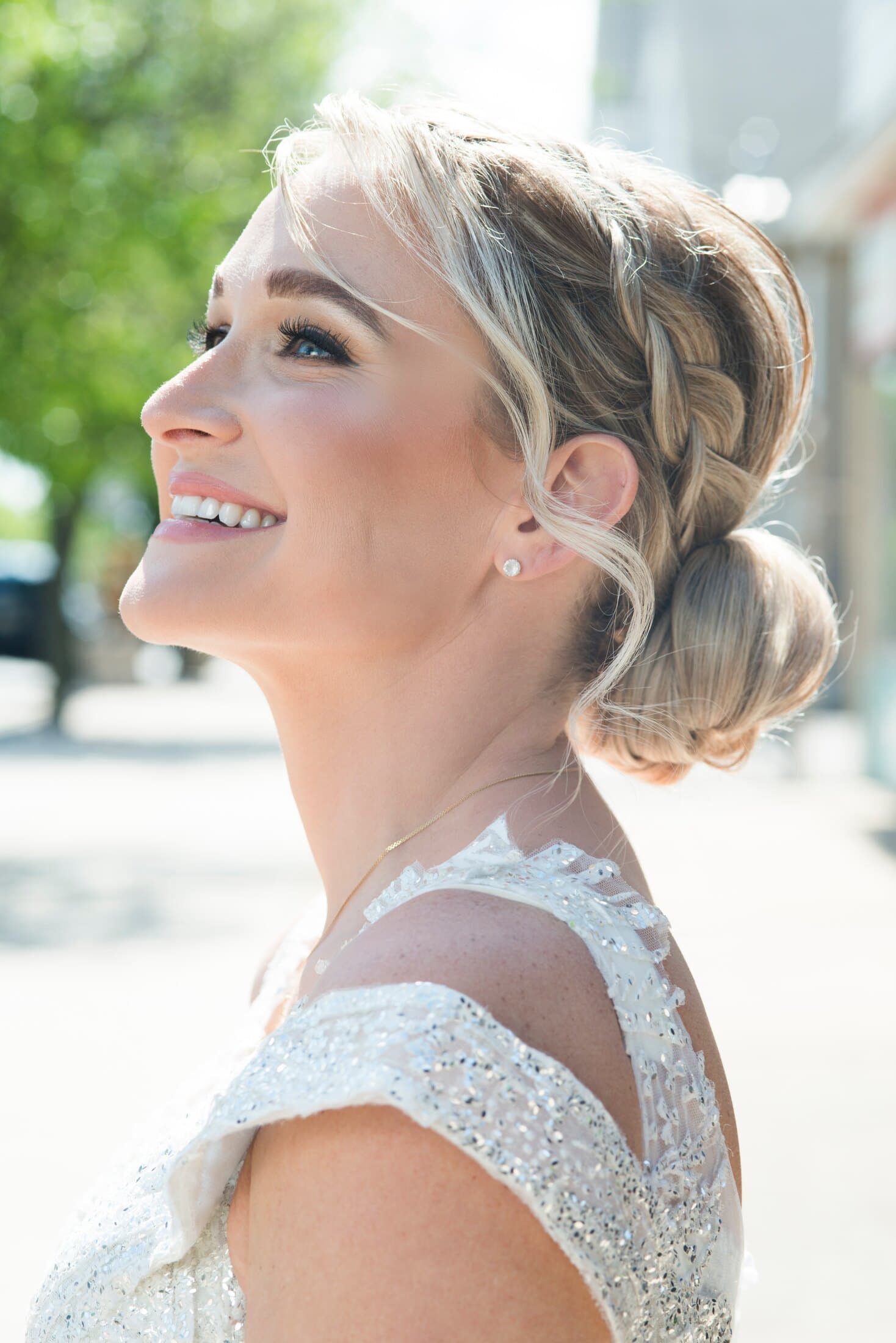 Soft glam beauty makeup, natural radiant finish